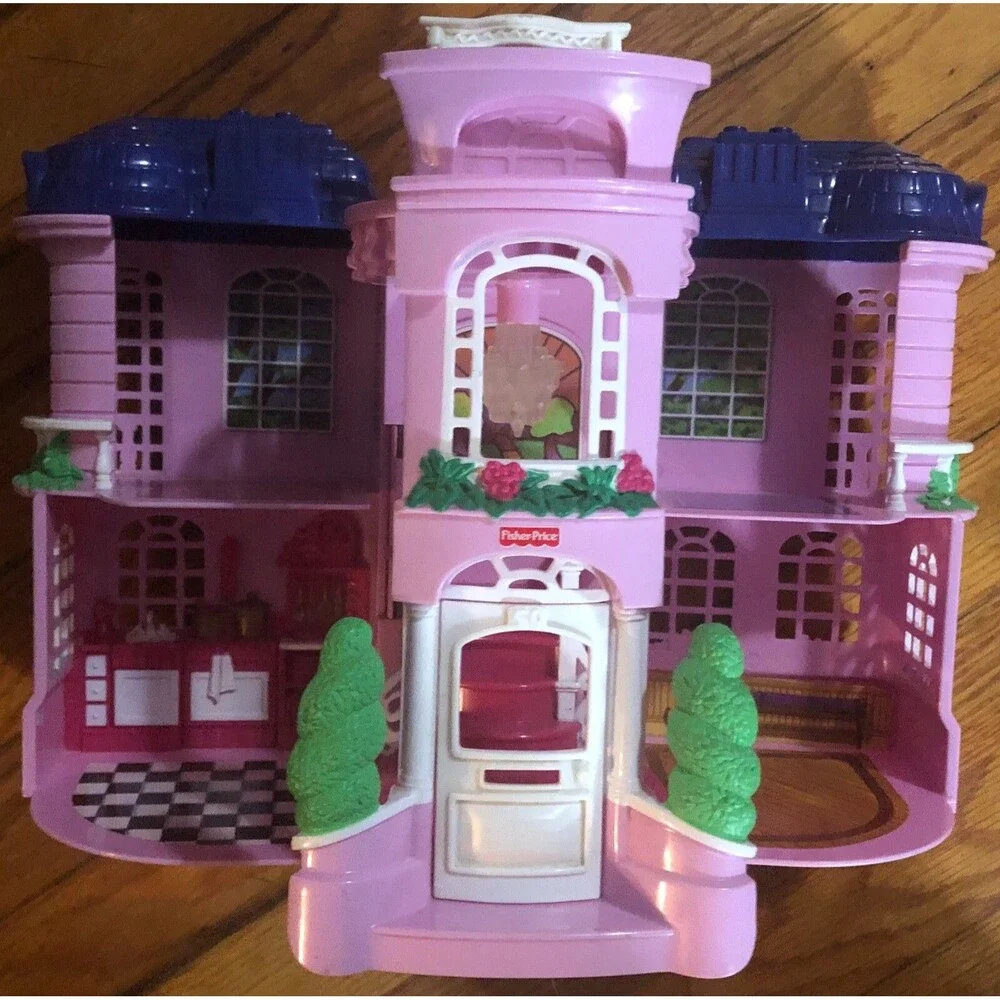 Fisher Price 74916 Sweet Streets Townhouse Loving Family Doll House 2001 Retired